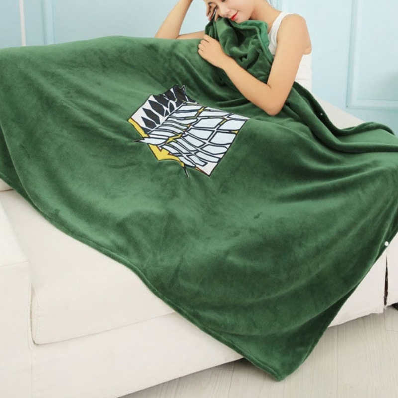 Titan Siege Survey Corps Blanket Hoodie