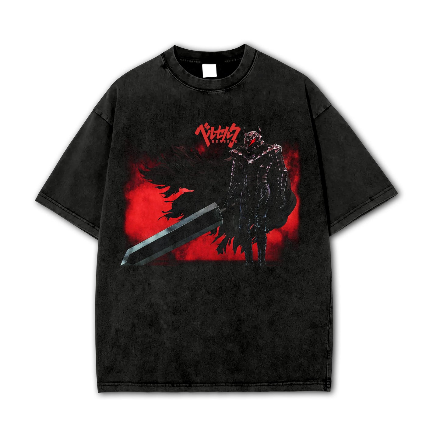 Dark Sword Saga Black Swordsman V9 Vintage T Shirt