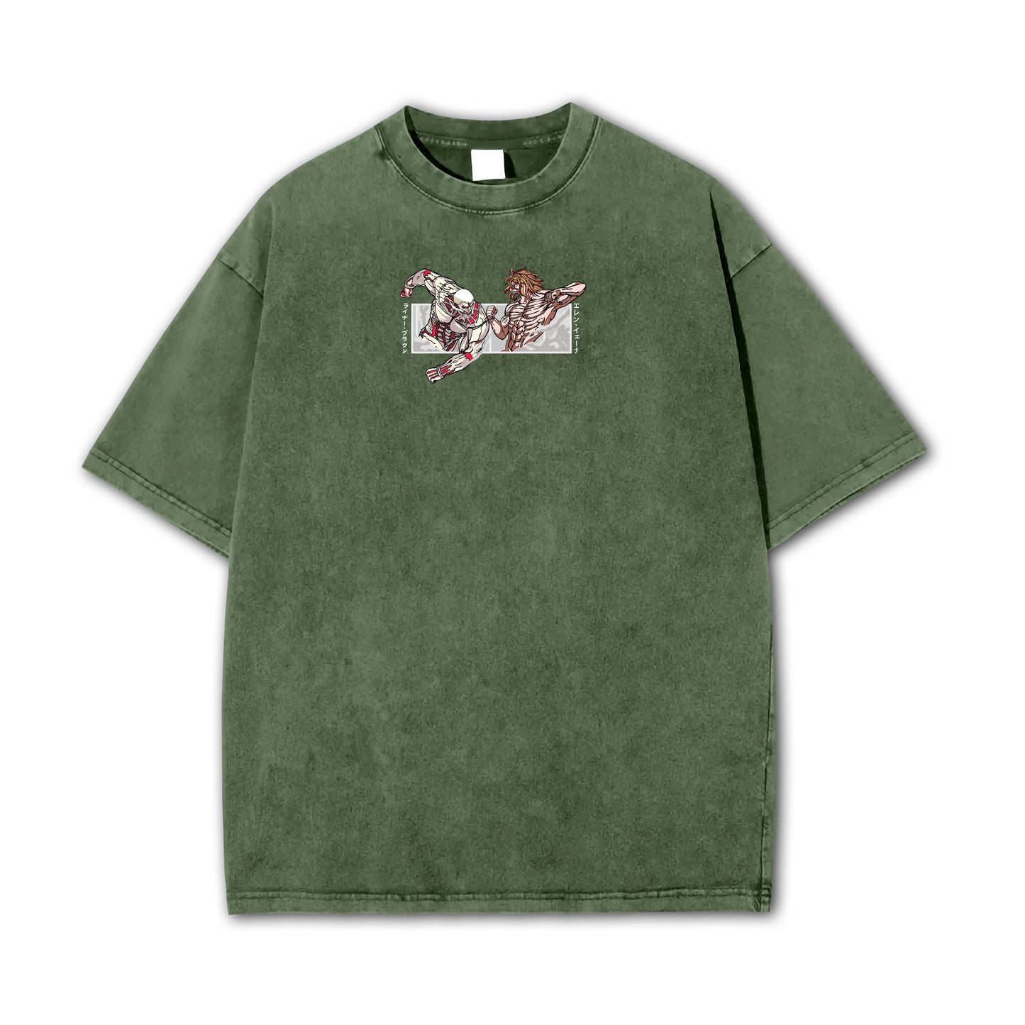Titan Siege Wall - Titans Fighting Vintage T Shirt