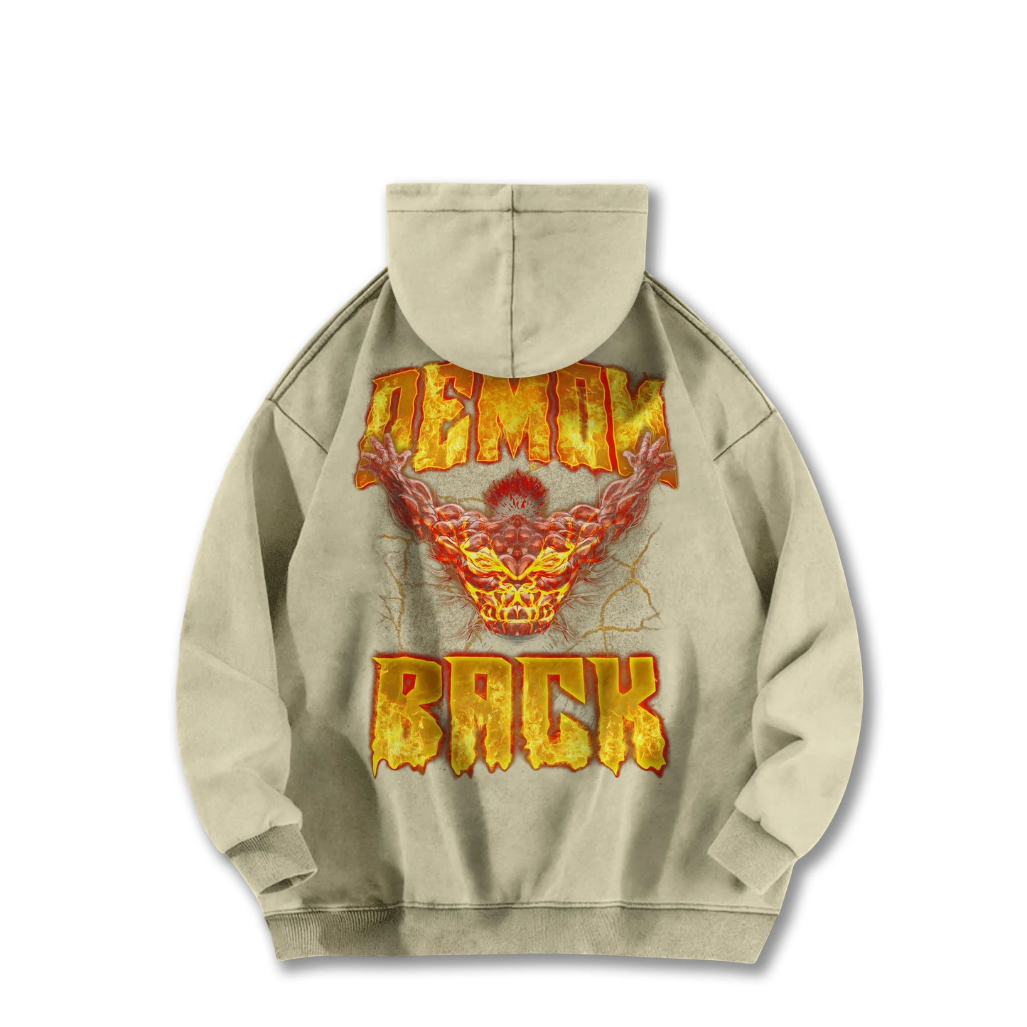 Ultimate Grappler - Yujiro Hanma's Demon Back Vintage Hoodie