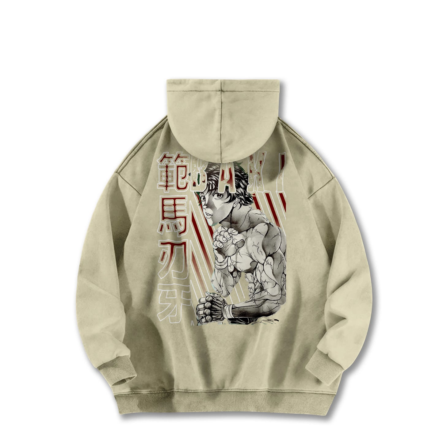 Ultimate Grappler Hanma V15 Vintage Hoodie