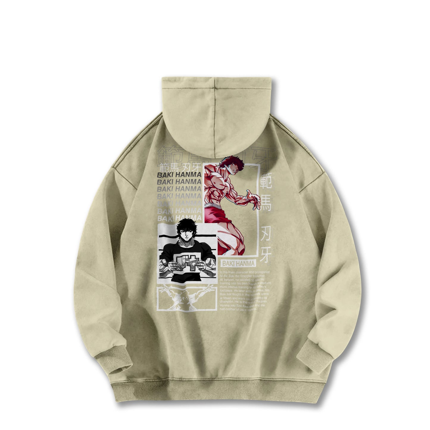 Ultimate Grappler Hanma V14 Vintage Hoodie