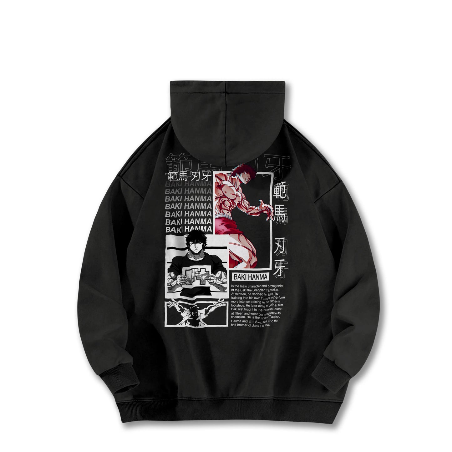 Ultimate Grappler Hanma V14 Vintage Hoodie