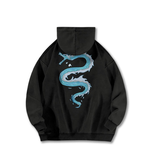 Blade of the Demon Hunters Giyu Tomiyoka Water Dragon Vintage Hoodie