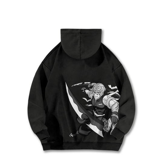 Blade of the Demon Hunters Uzui Tengen V3 Vintage Hoodie