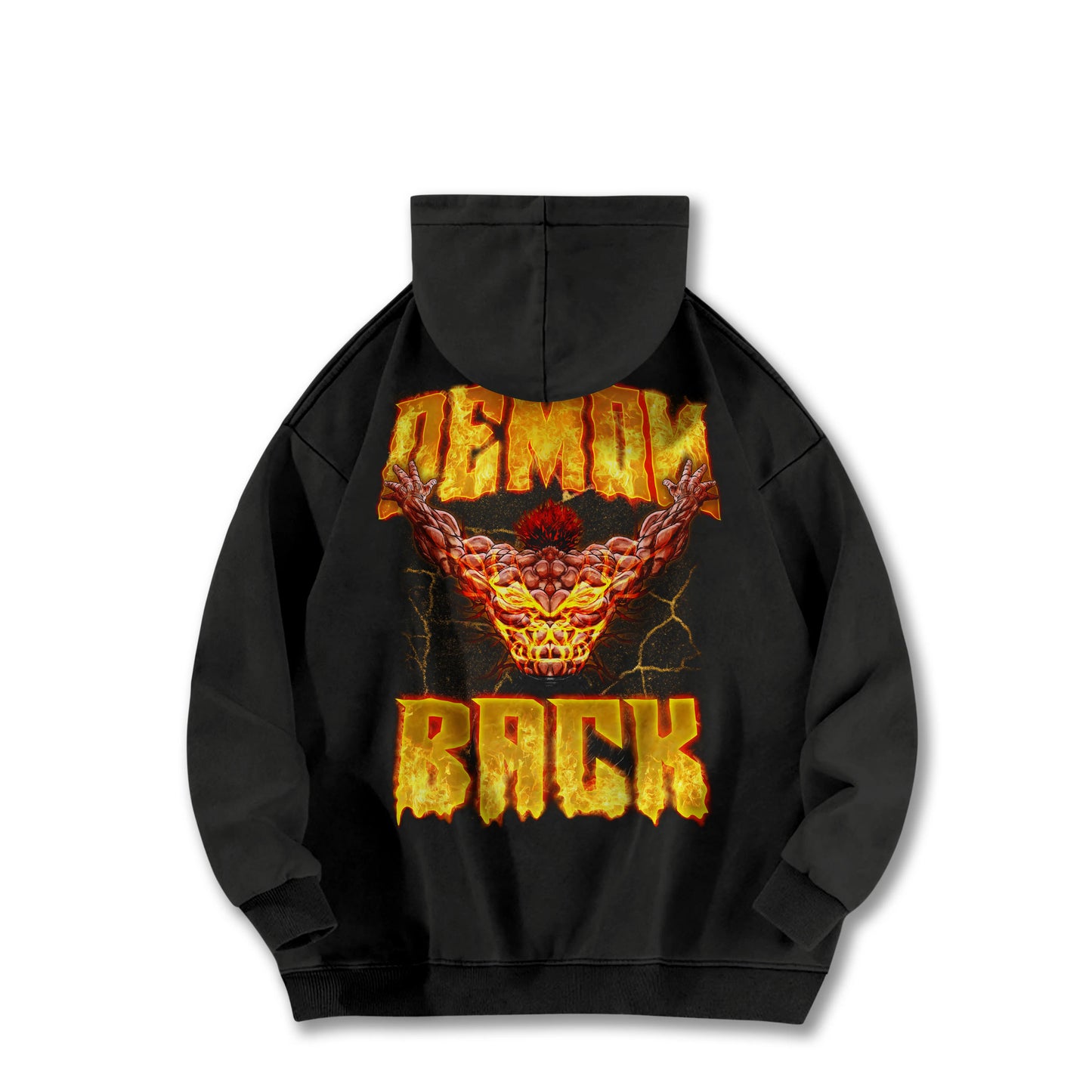 Ultimate Grappler - Yujiro Hanma's Demon Back Vintage Hoodie