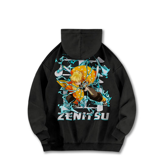 Blade of the Demon Hunters Zenitsu V2 Vintage Hoodie