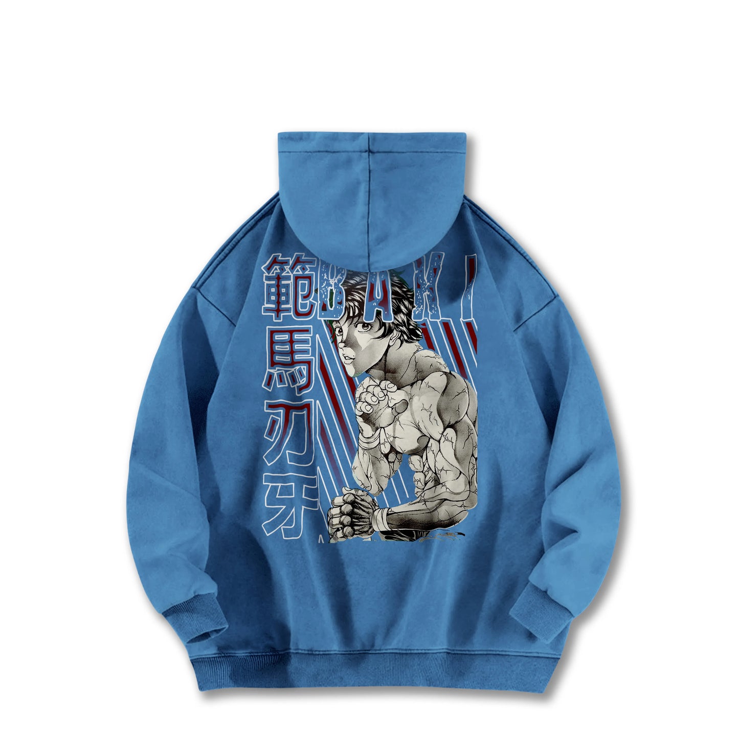 Ultimate Grappler Hanma V15 Vintage Hoodie