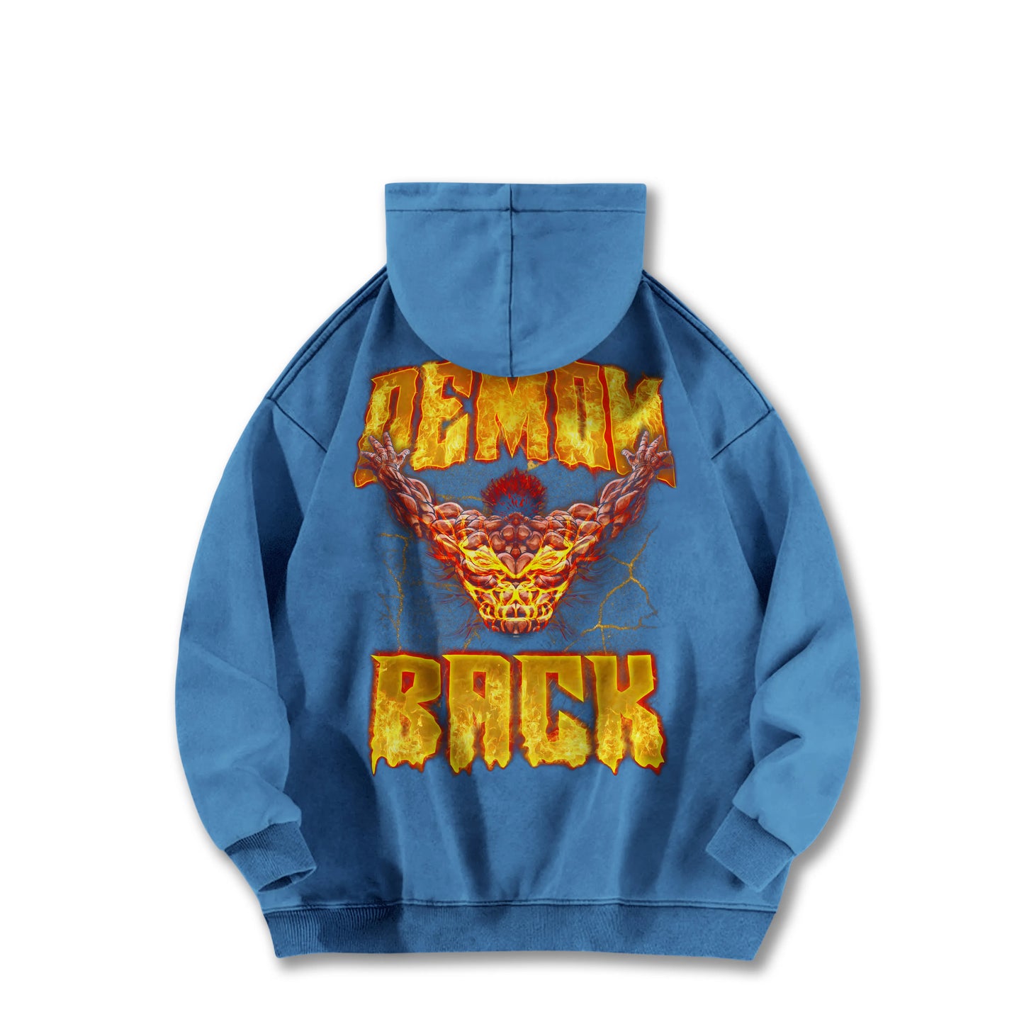 Ultimate Grappler - Yujiro Hanma's Demon Back Vintage Hoodie