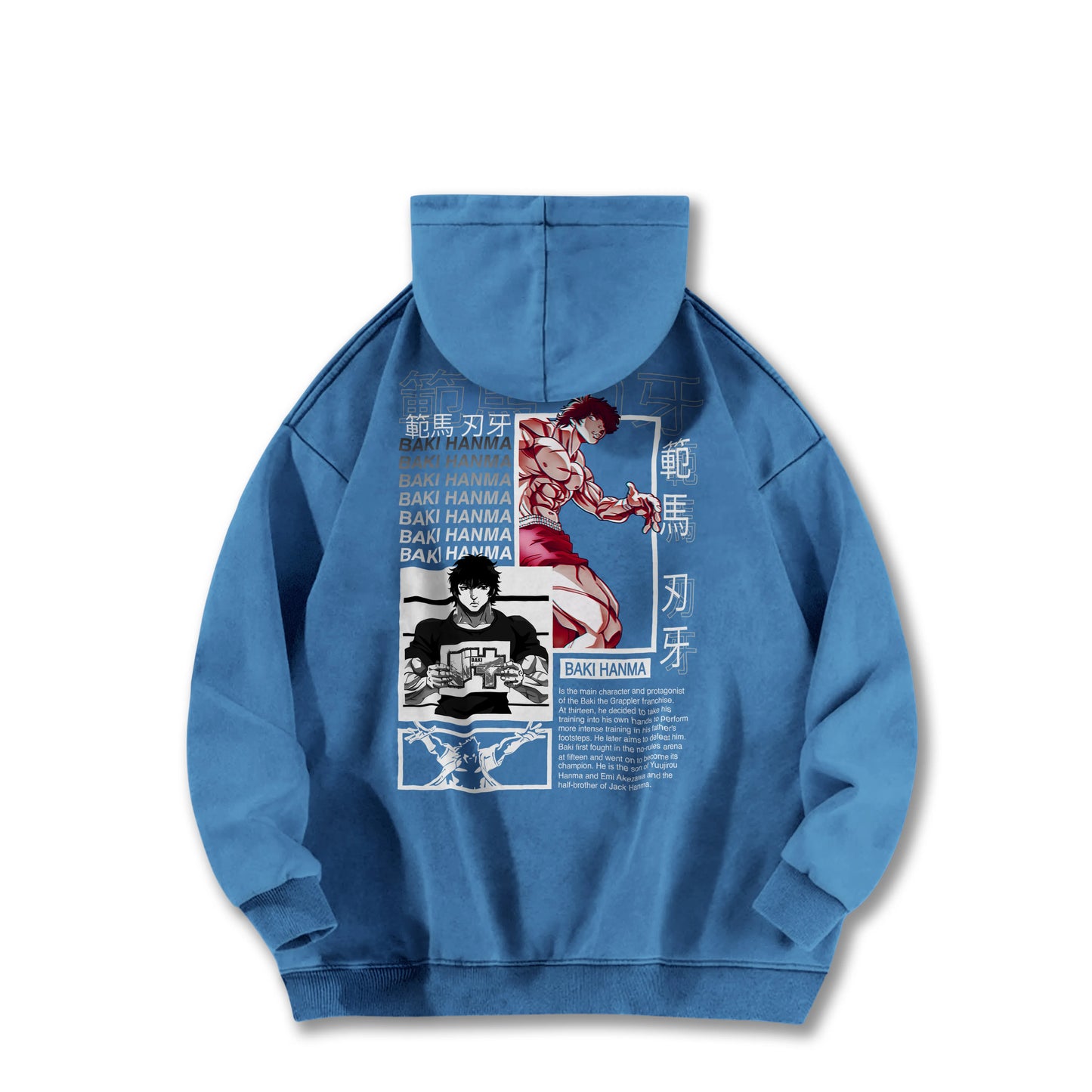 Ultimate Grappler Hanma V14 Vintage Hoodie
