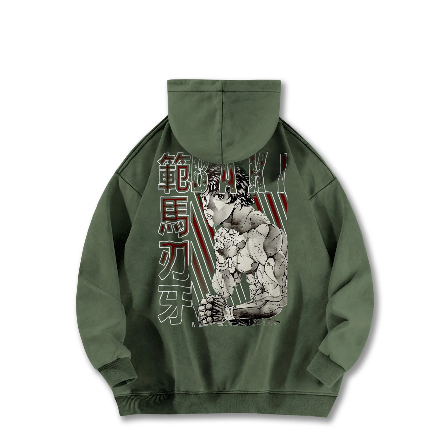 Ultimate Grappler Hanma V15 Vintage Hoodie