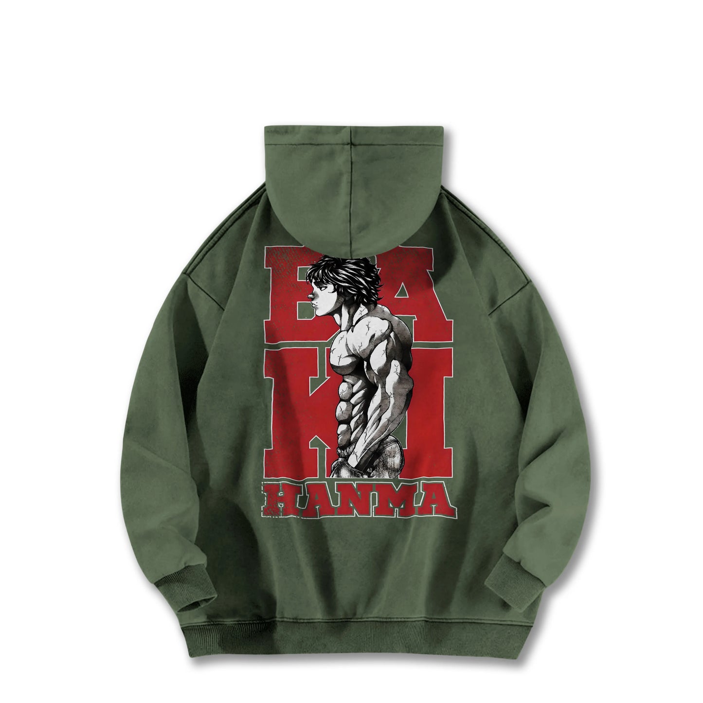 Ultimate Grappler Hanma V11 Vintage Hoodie