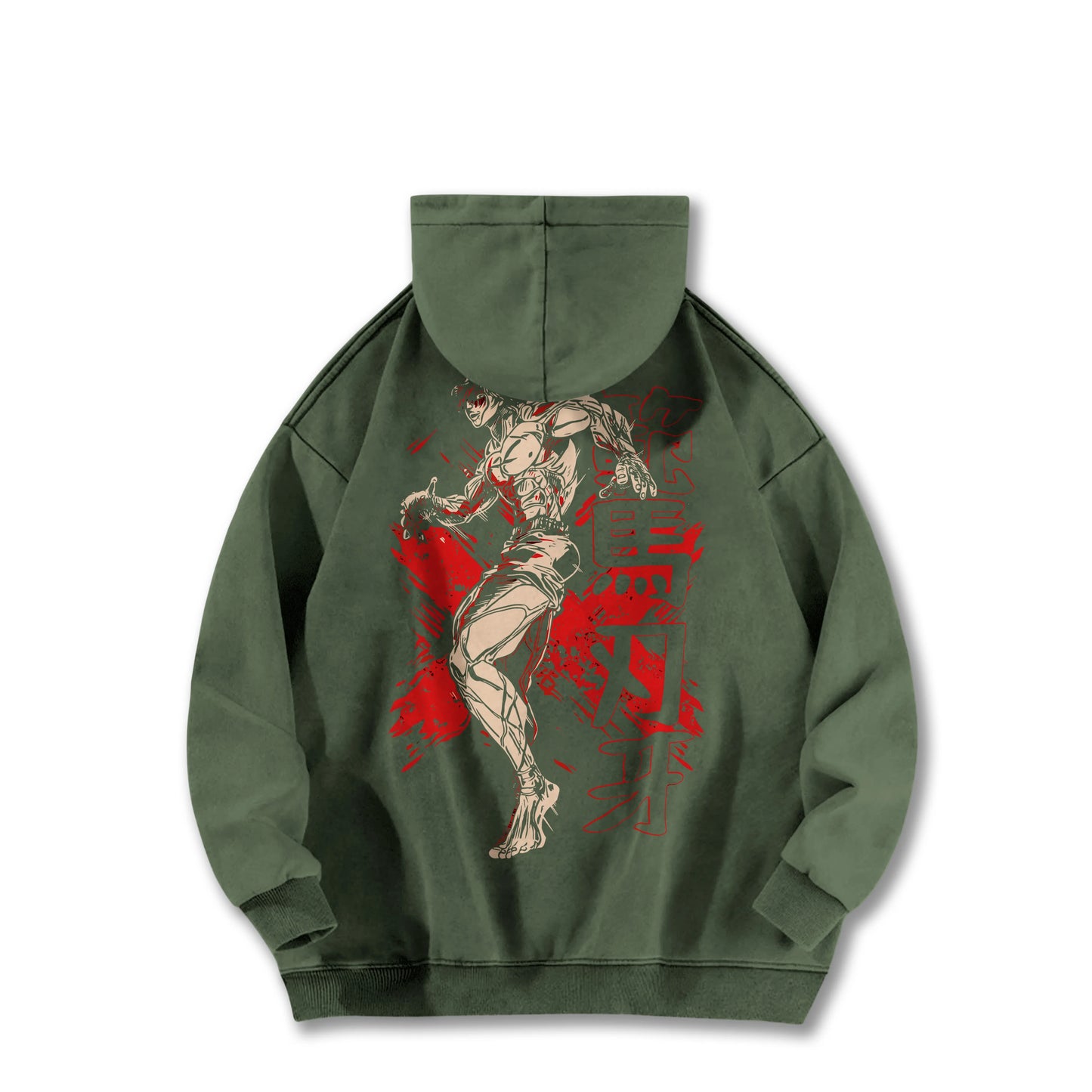 Ultimate Grappler Hanma V7 Vintage Hoodie