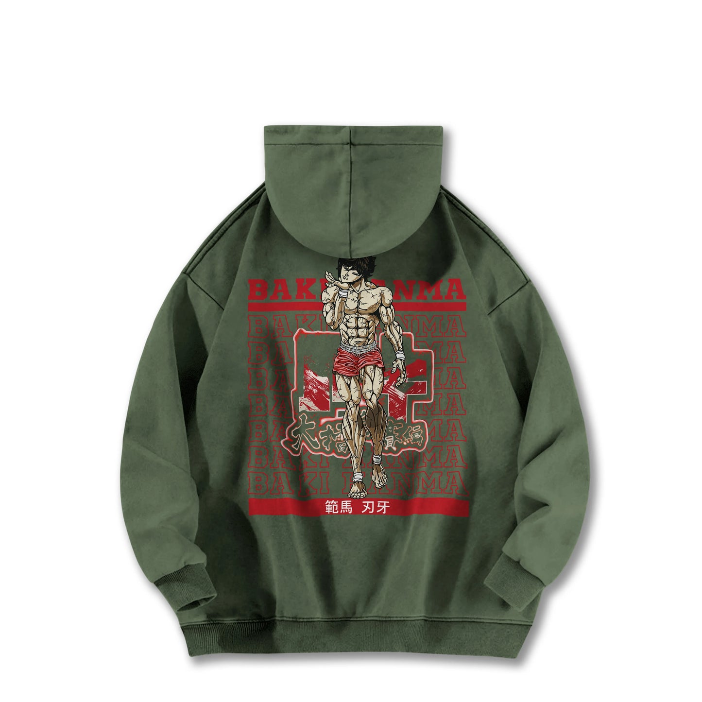Ultimate Grappler Hanma V10 Vintage Hoodie