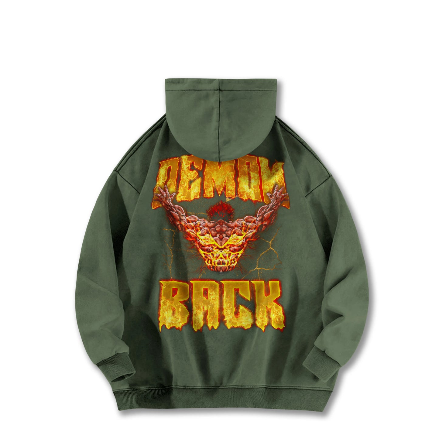 Ultimate Grappler - Yujiro Hanma's Demon Back Vintage Hoodie