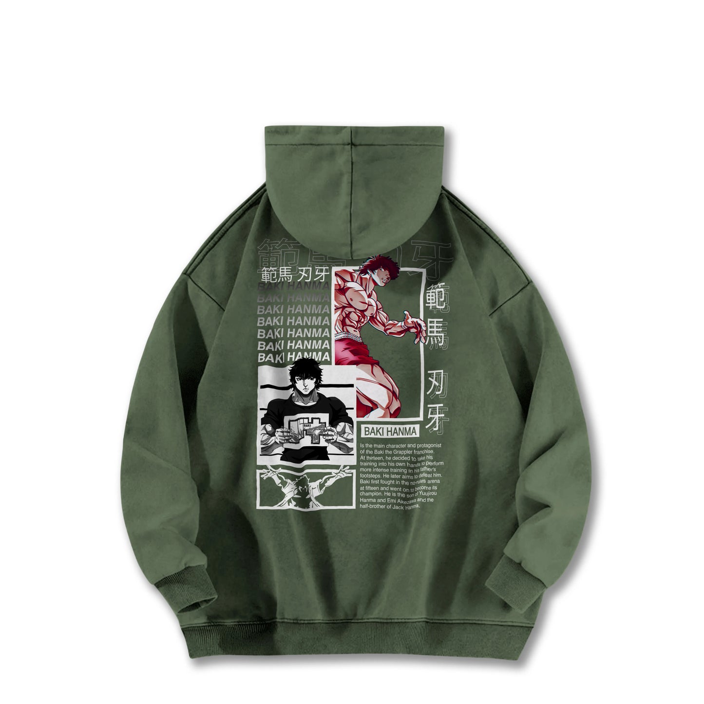 Ultimate Grappler Hanma V14 Vintage Hoodie