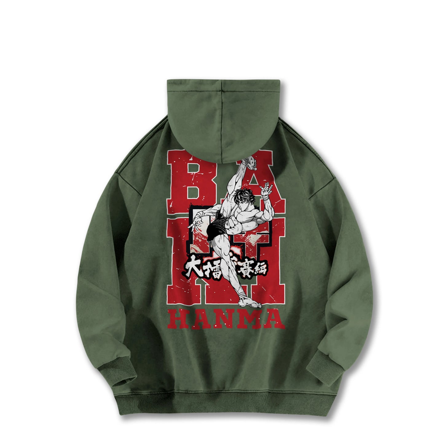 Ultimate Grappler Hanma V9 Vintage Hoodie