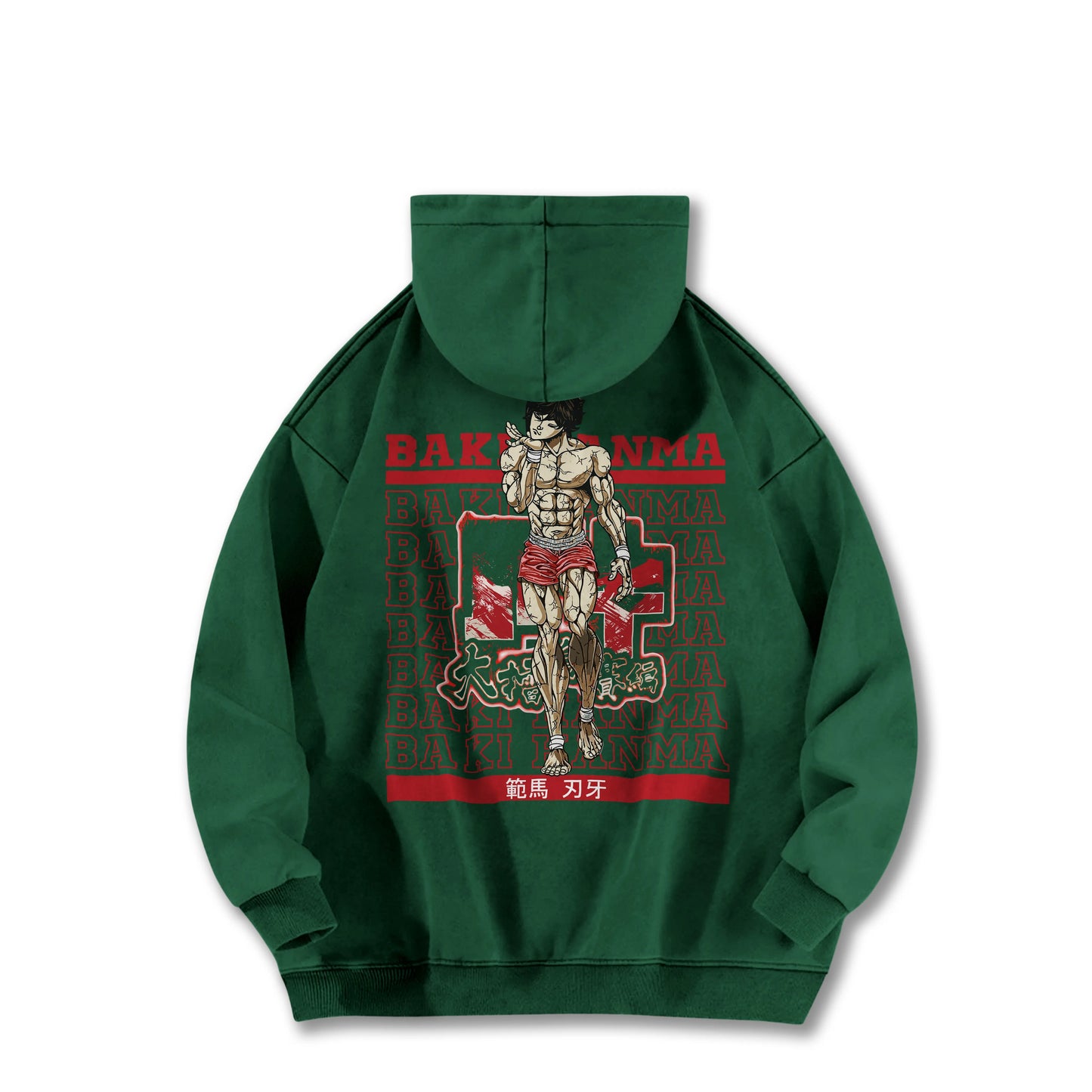 Ultimate Grappler Hanma V10 Vintage Hoodie