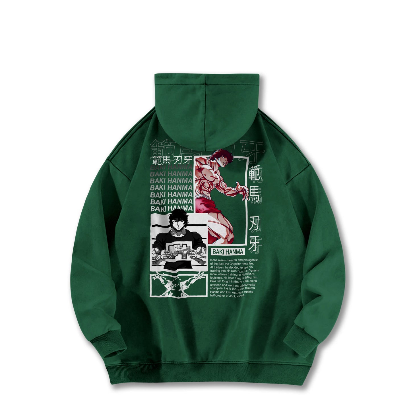 Ultimate Grappler Hanma V14 Vintage Hoodie