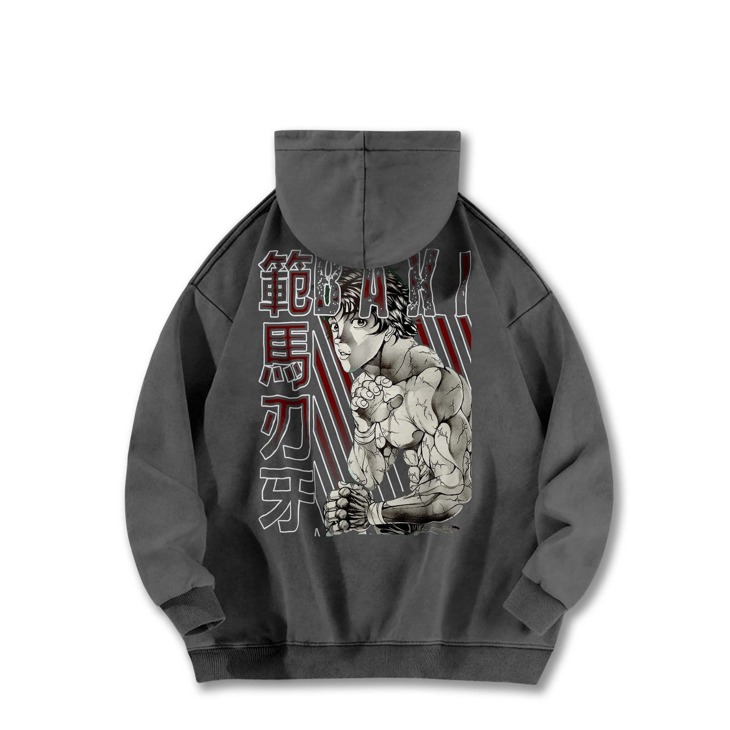 Ultimate Grappler Hanma V15 Vintage Hoodie