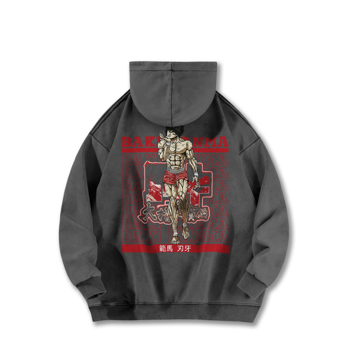 Ultimate Grappler Hanma V10 Vintage Hoodie