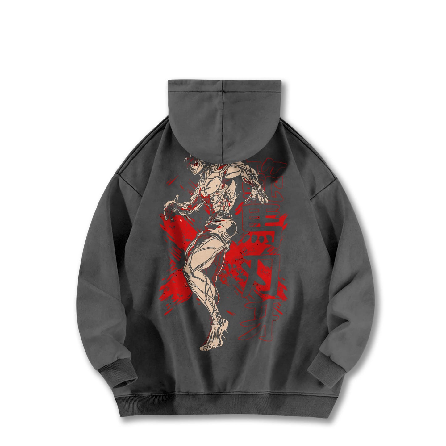 Ultimate Grappler Hanma V7 Vintage Hoodie
