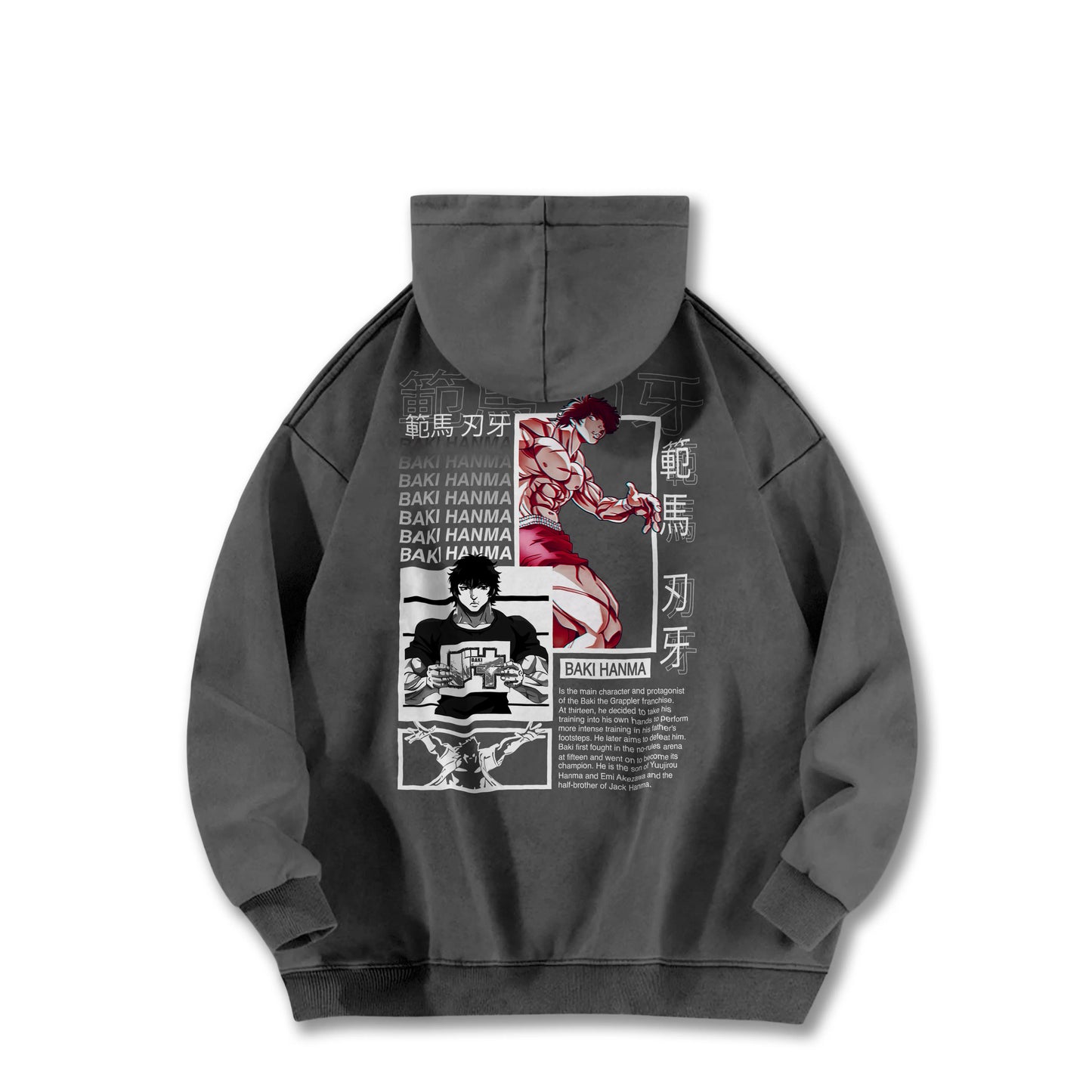 Ultimate Grappler Hanma V14 Vintage Hoodie