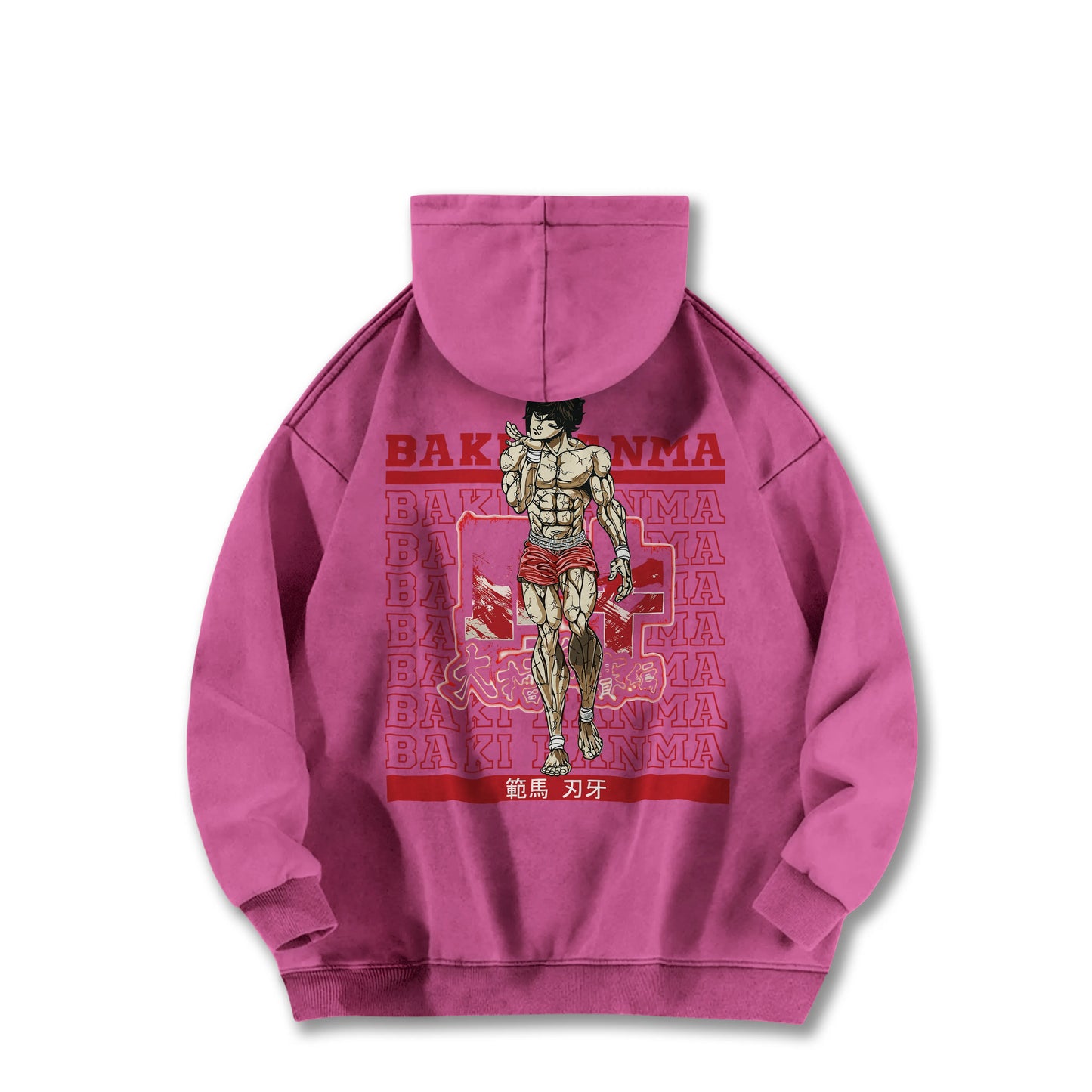 Ultimate Grappler Hanma V10 Vintage Hoodie