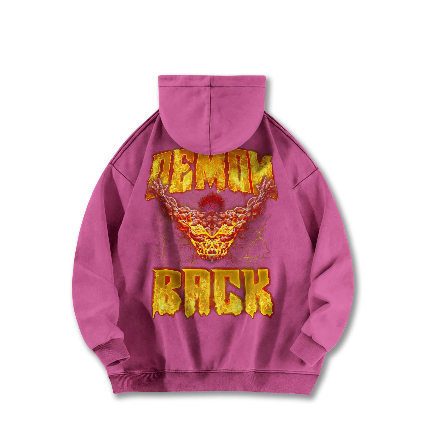 Ultimate Grappler - Yujiro Hanma's Demon Back Vintage Hoodie