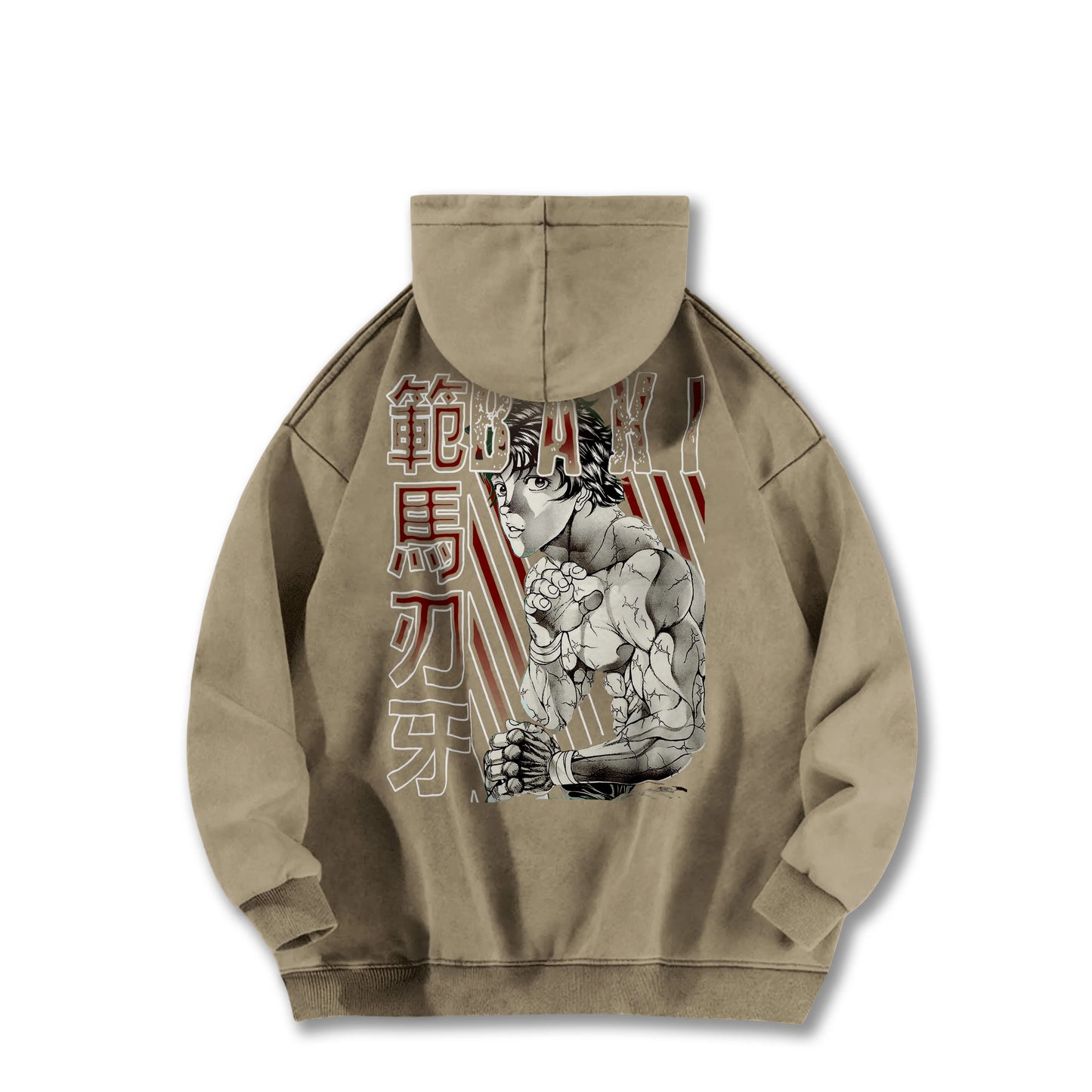 Ultimate Grappler Hanma V15 Vintage Hoodie