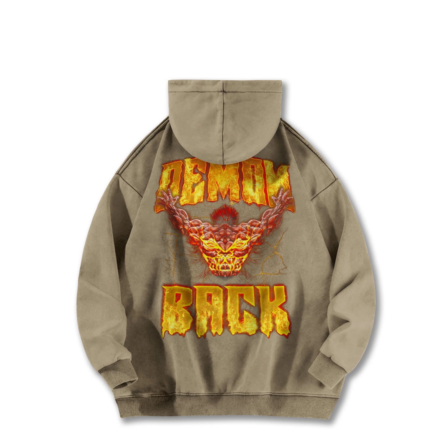 Ultimate Grappler - Yujiro Hanma's Demon Back Vintage Hoodie