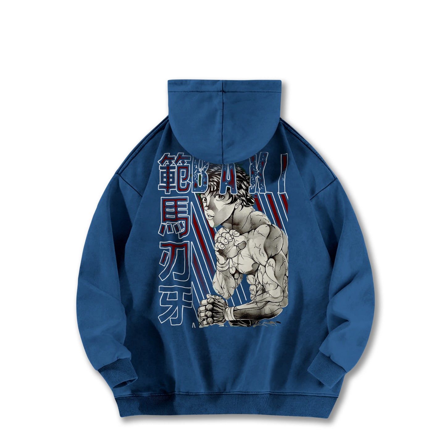 Ultimate Grappler Hanma V15 Vintage Hoodie