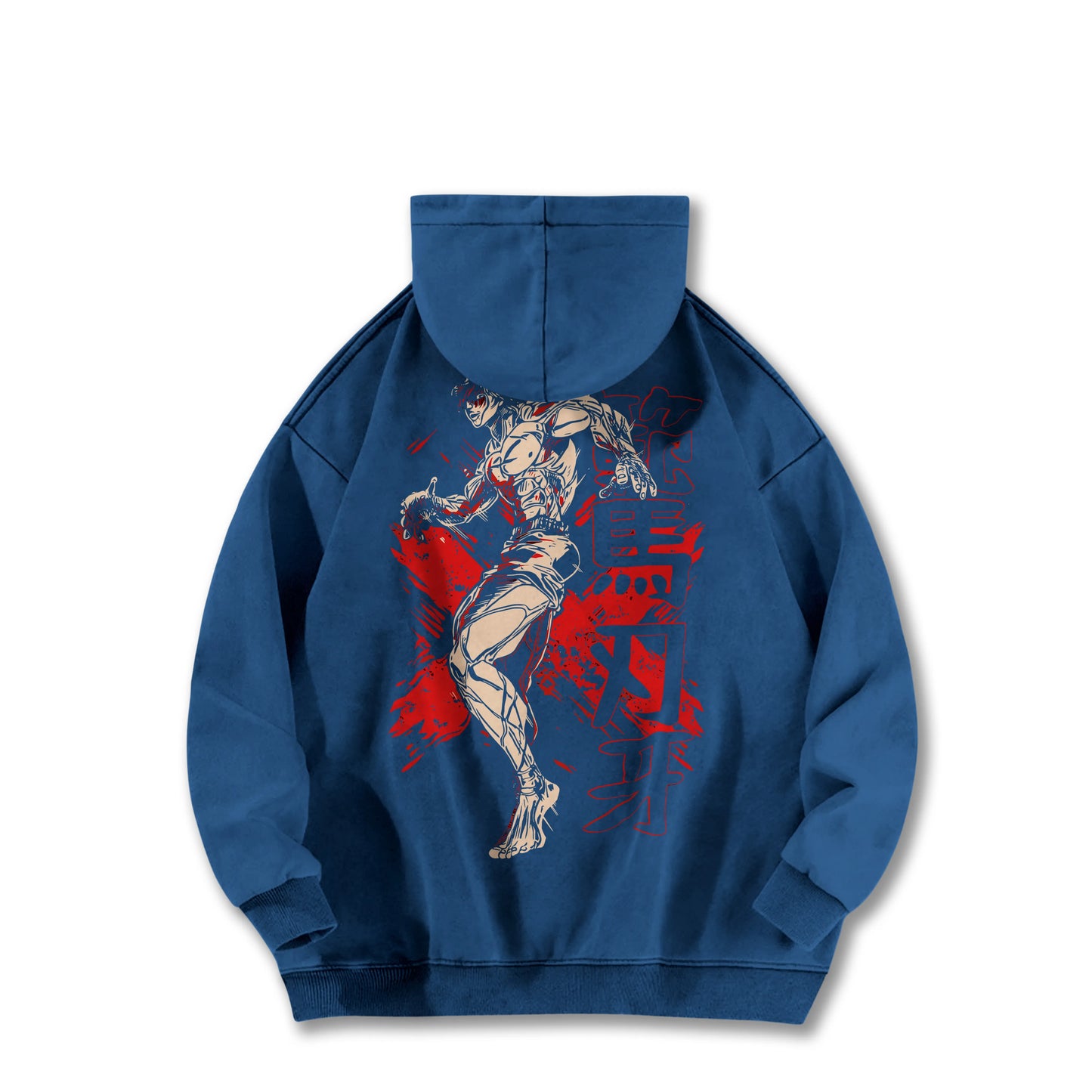 Ultimate Grappler Hanma V7 Vintage Hoodie