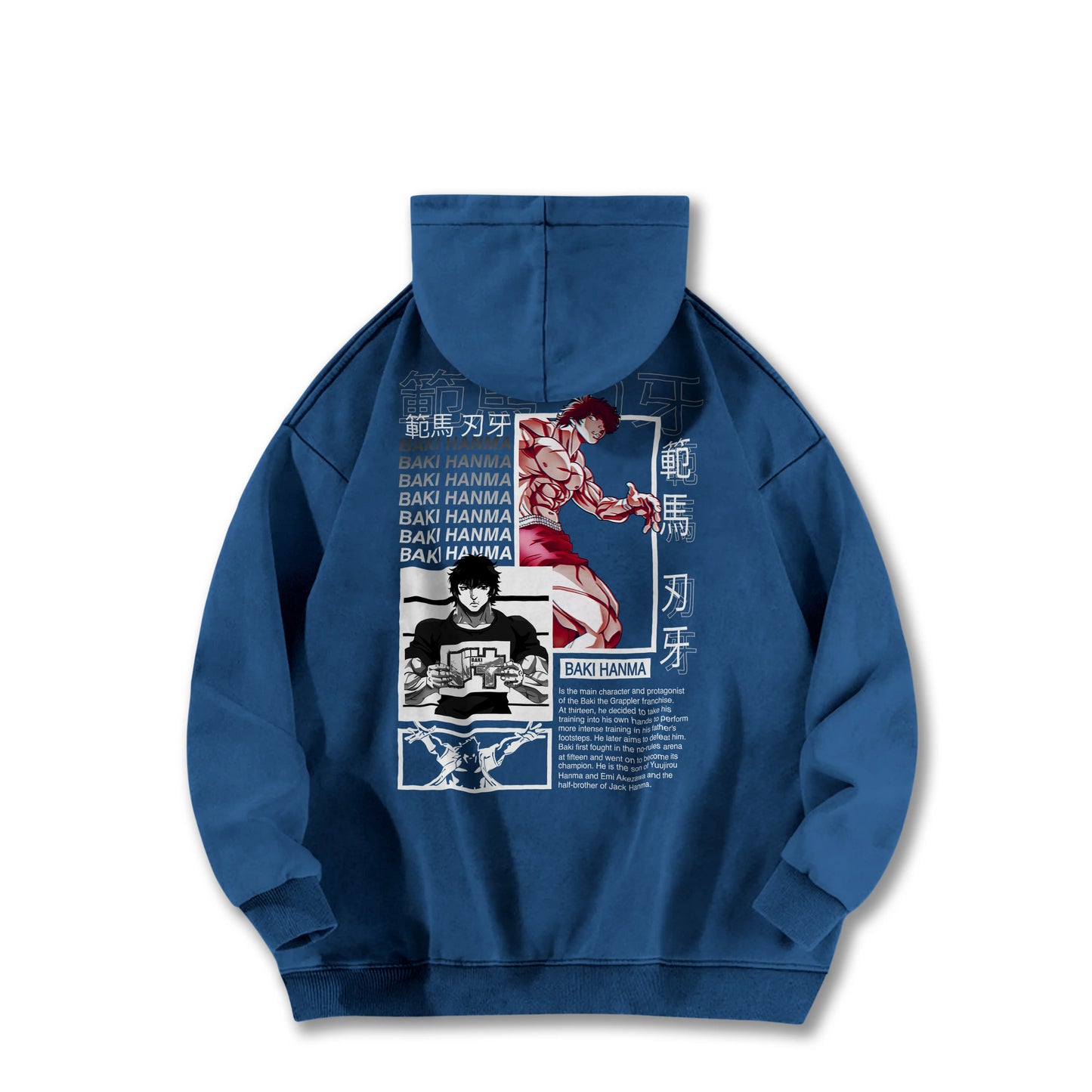 Ultimate Grappler Hanma V14 Vintage Hoodie
