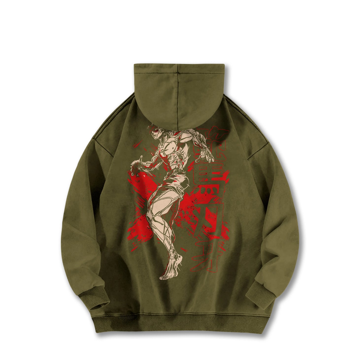 Ultimate Grappler Hanma V7 Vintage Hoodie