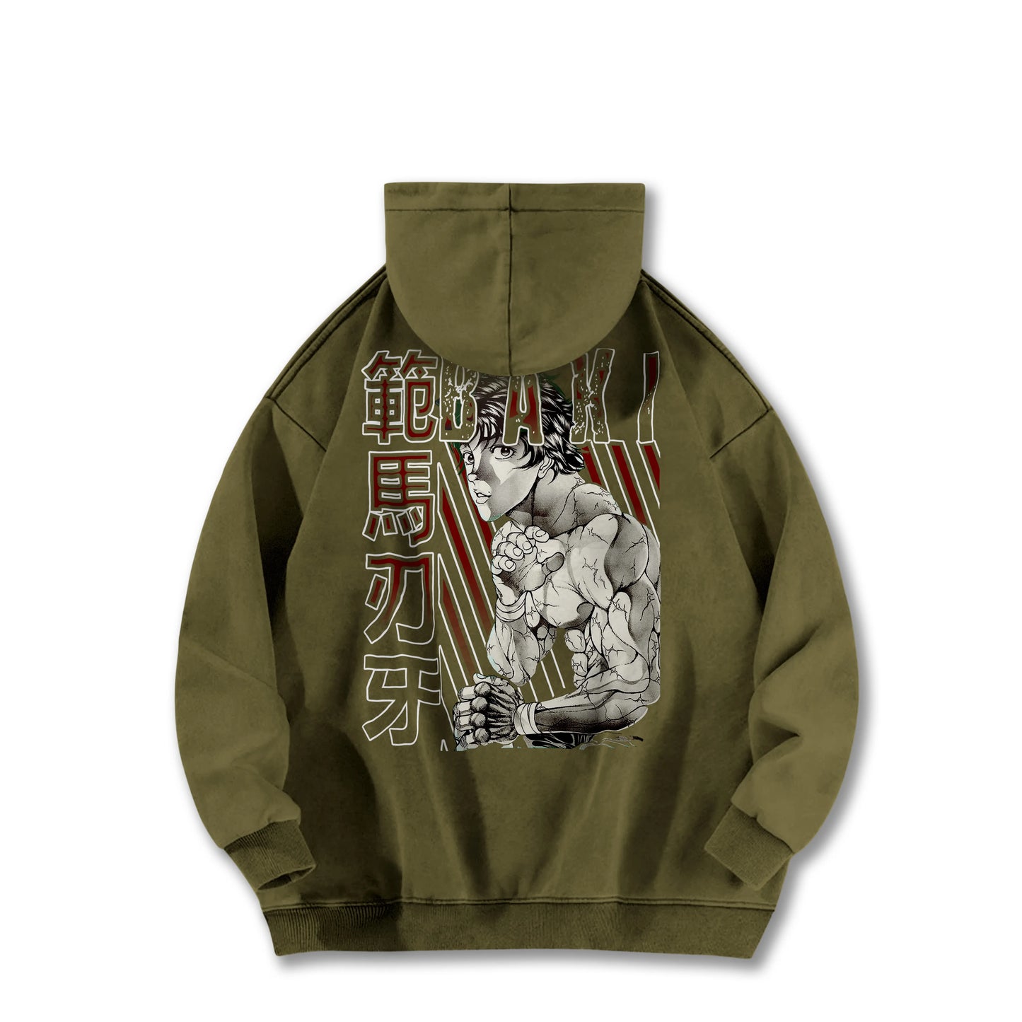 Ultimate Grappler Hanma V15 Vintage Hoodie
