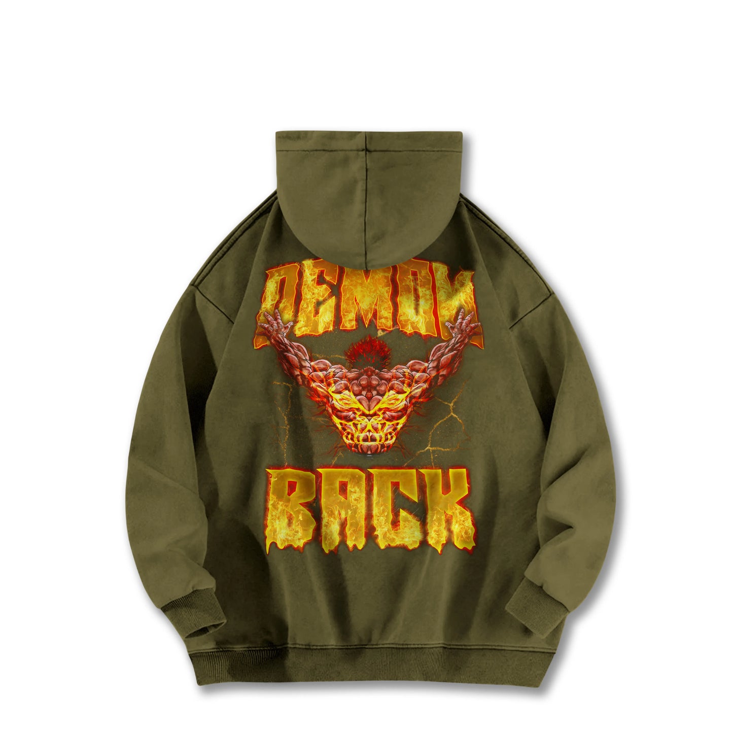 Ultimate Grappler - Yujiro Hanma's Demon Back Vintage Hoodie