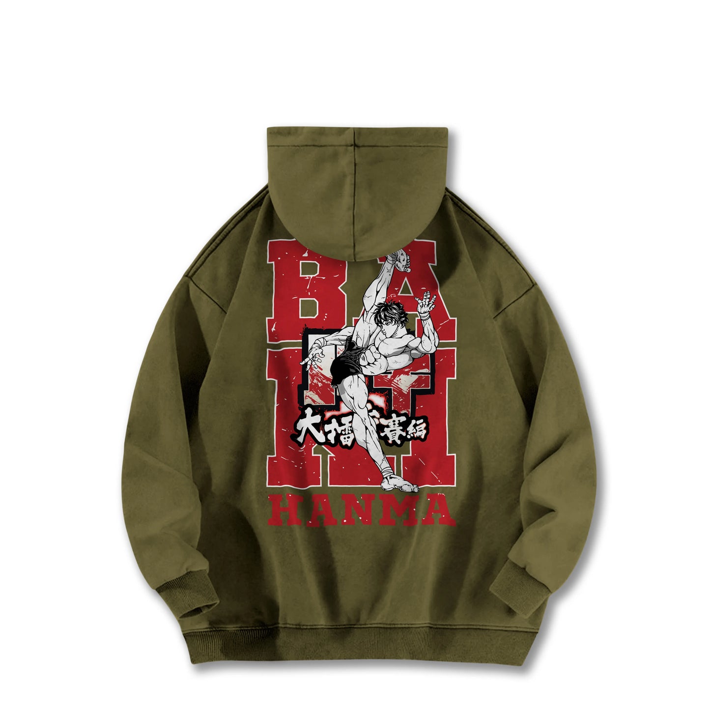 Ultimate Grappler Hanma V9 Vintage Hoodie