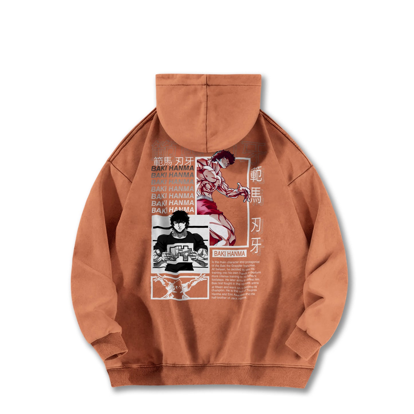 Ultimate Grappler Hanma V14 Vintage Hoodie