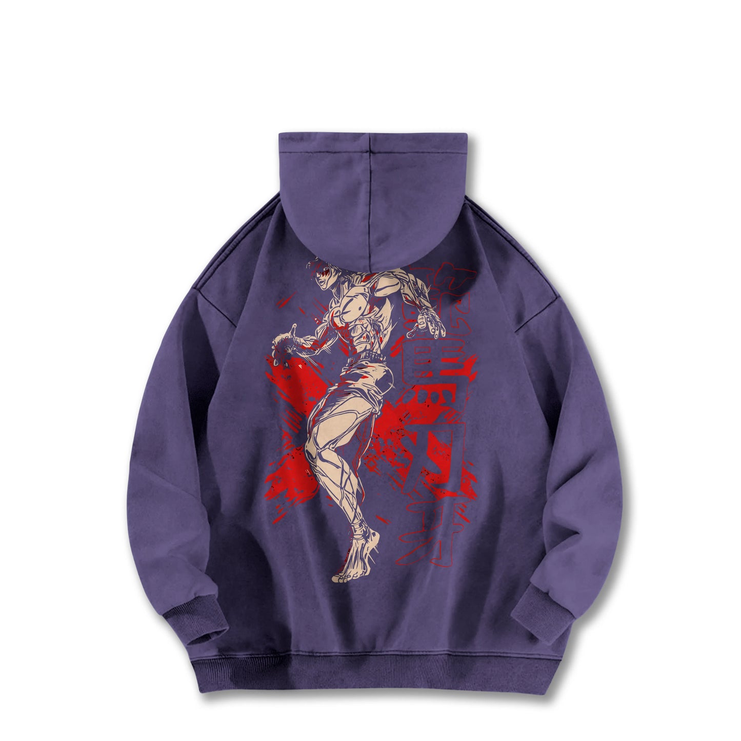 Ultimate Grappler Hanma V7 Vintage Hoodie