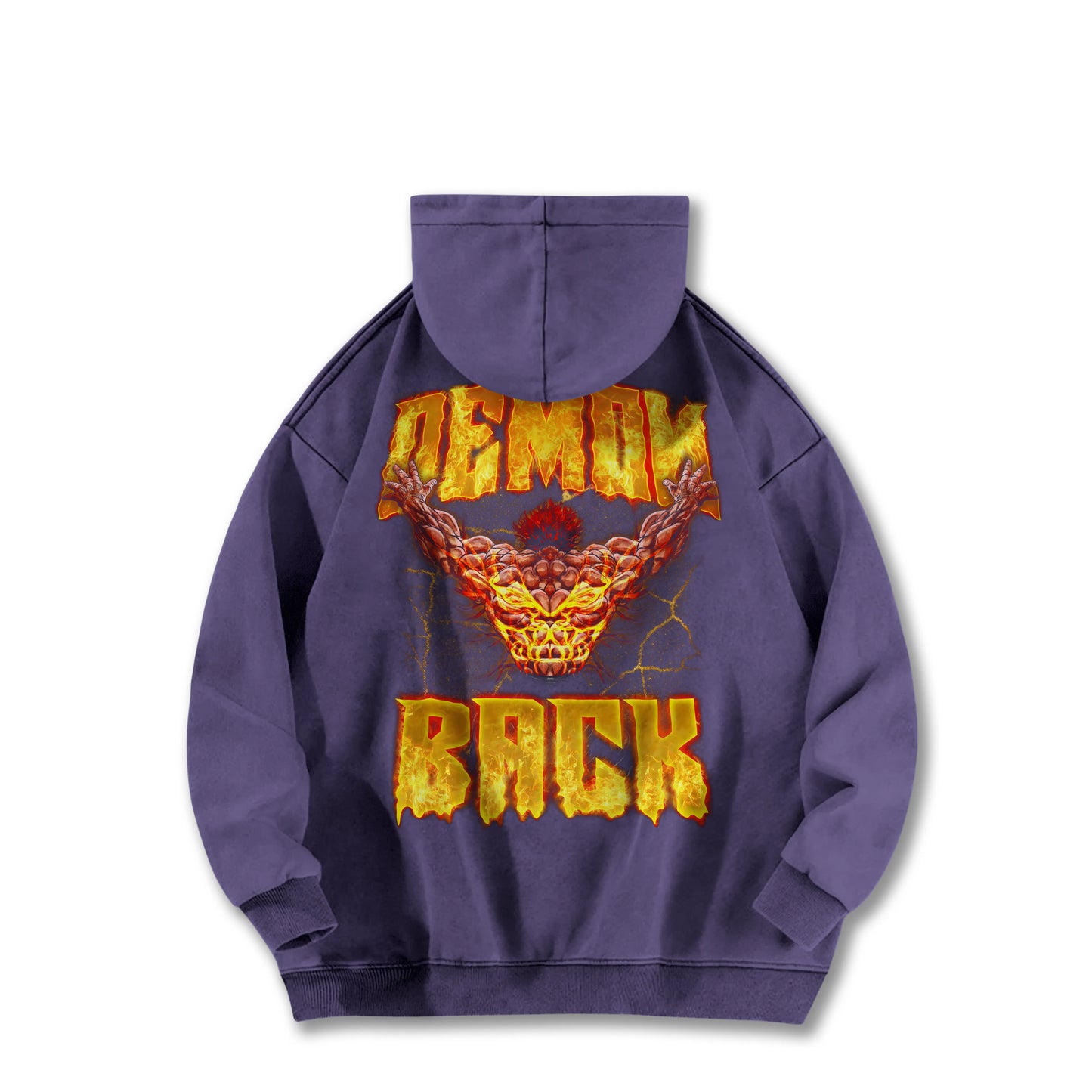 Ultimate Grappler - Yujiro Hanma's Demon Back Vintage Hoodie