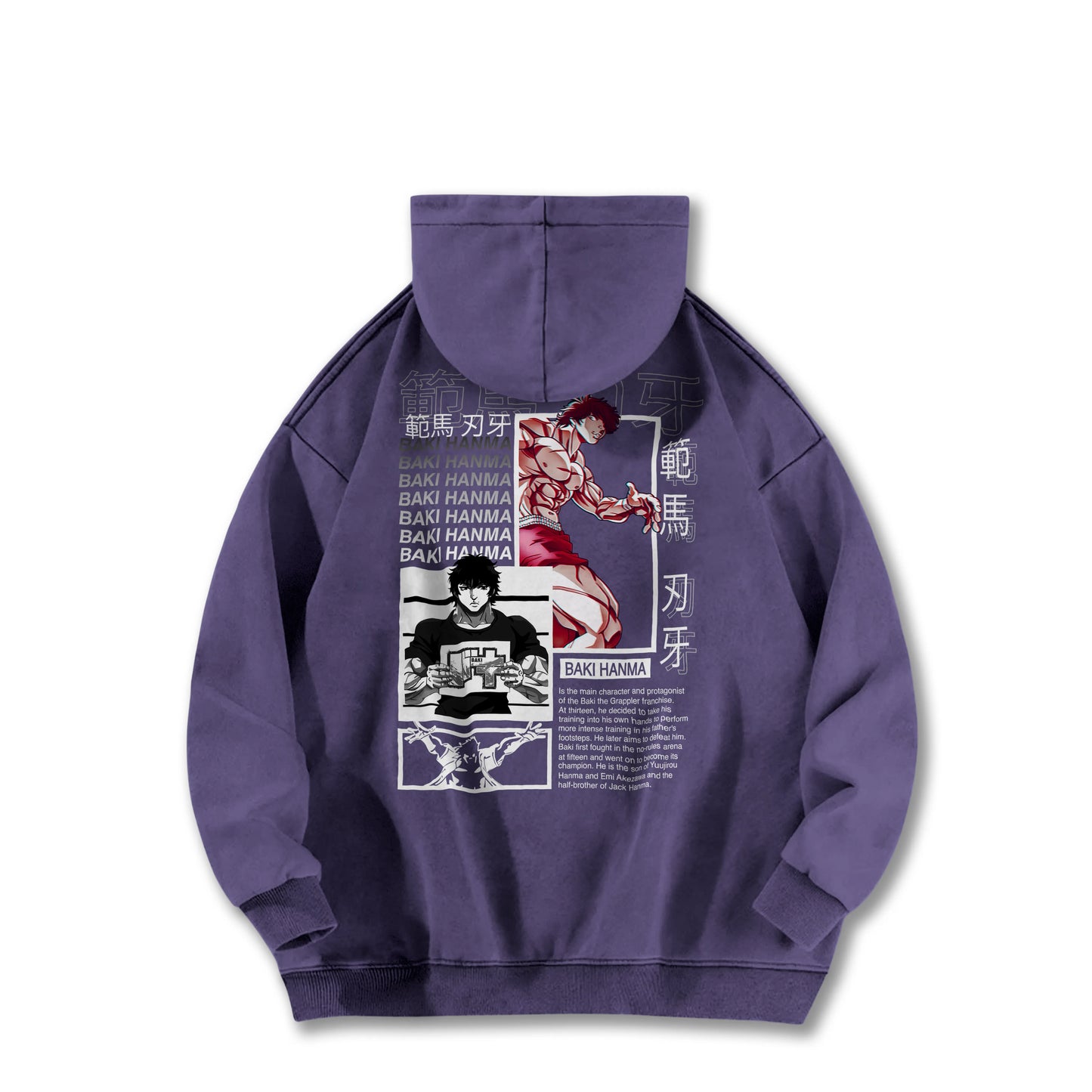 Ultimate Grappler Hanma V14 Vintage Hoodie