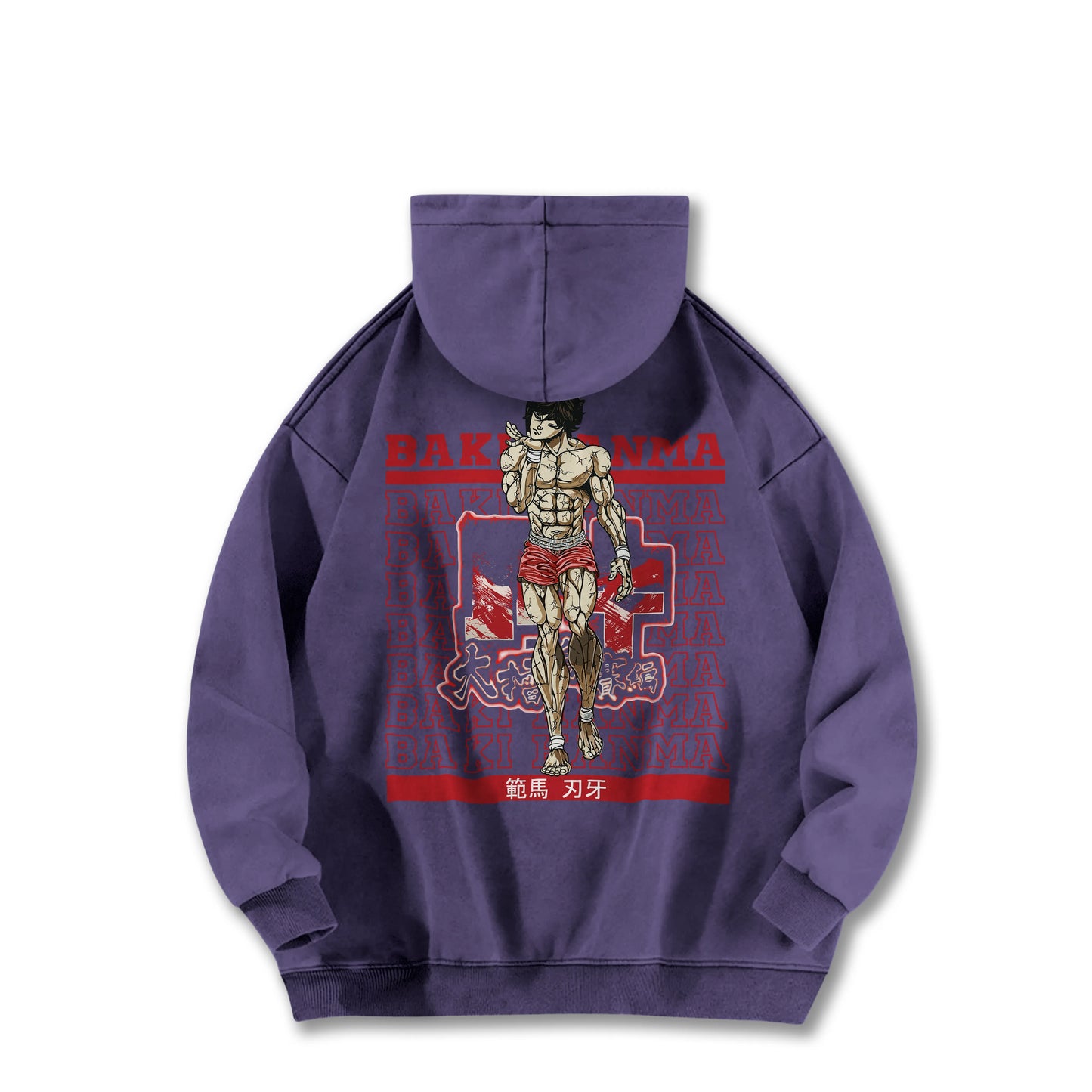 Ultimate Grappler Hanma V10 Vintage Hoodie