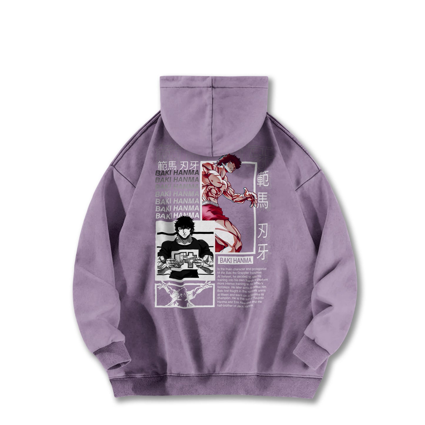 Ultimate Grappler Hanma V14 Vintage Hoodie