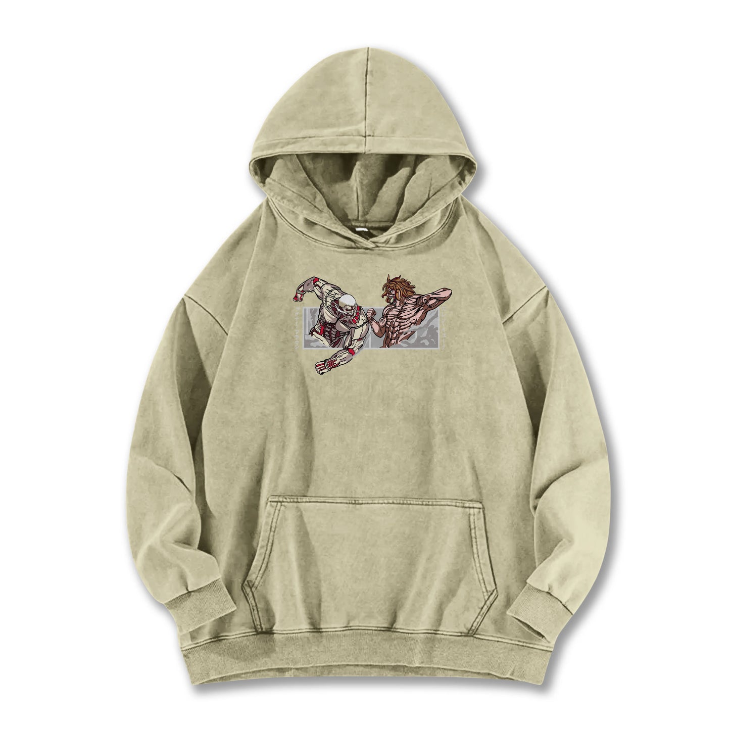 Titan Siege Wall - Titans Fighting Vintage Hoodie