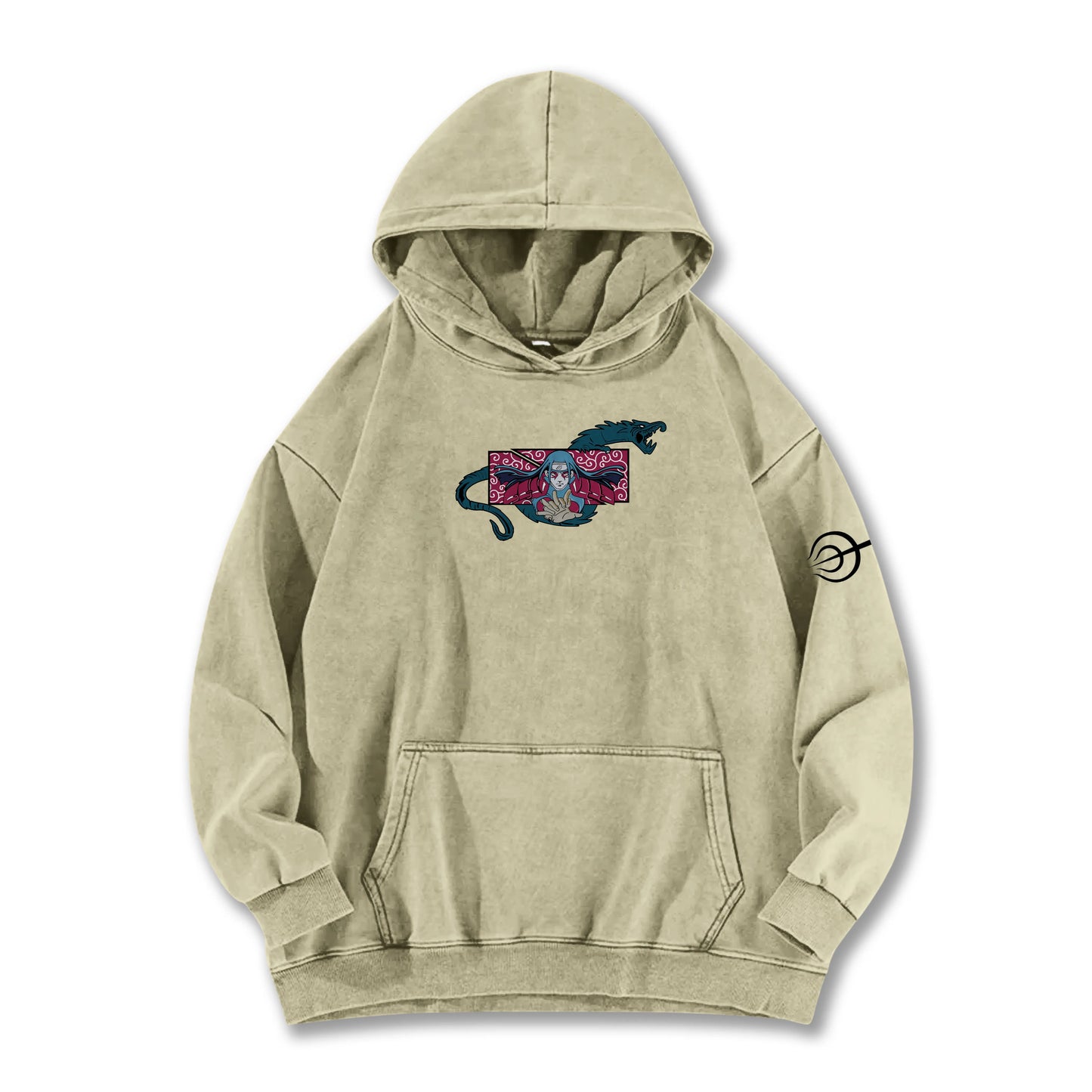 Hidden Leaf Shinobi Hashirama Senju Wood Dragon Vintage Hoodie