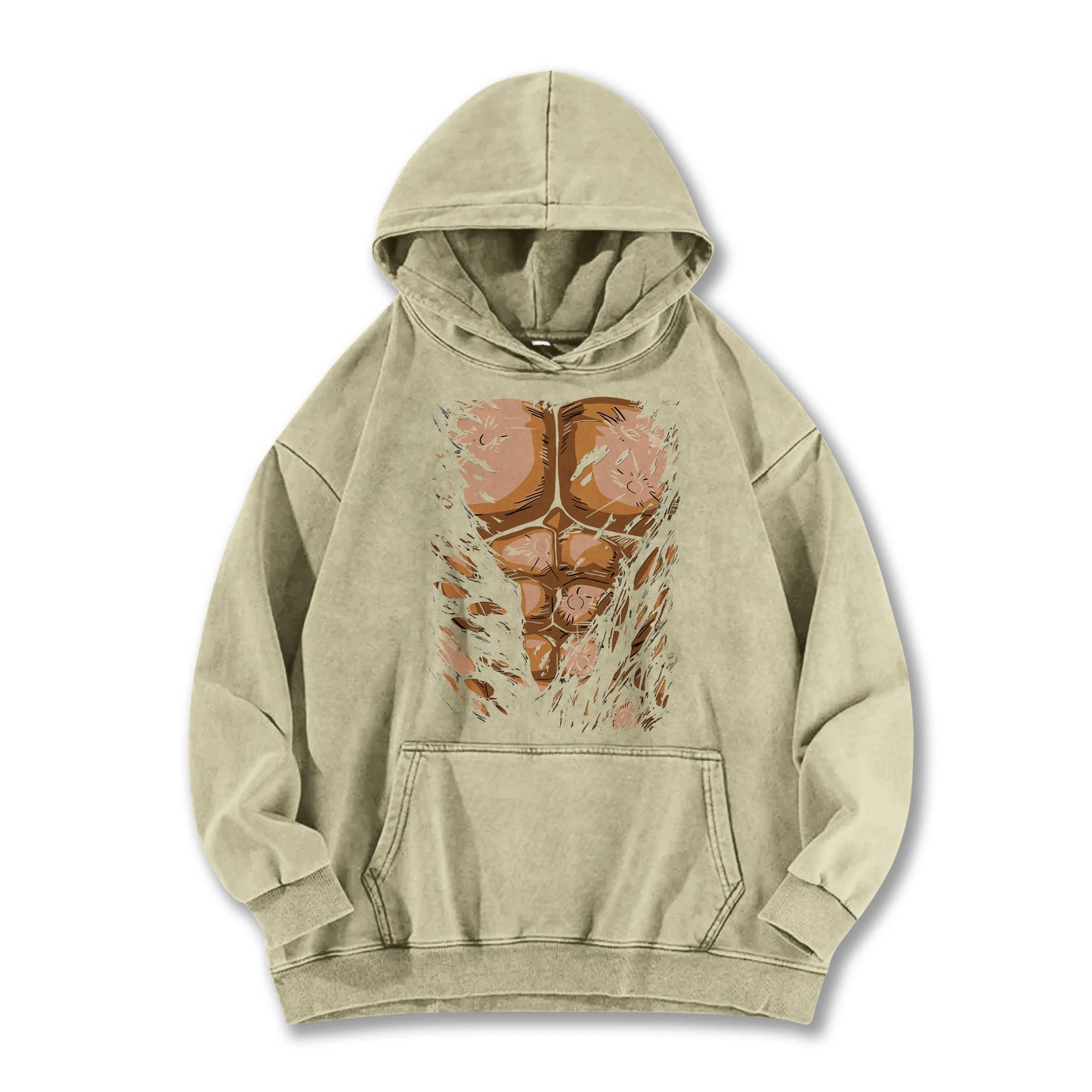 Ultimate Grappler's 6-Pack Abs Vintage Hoodie