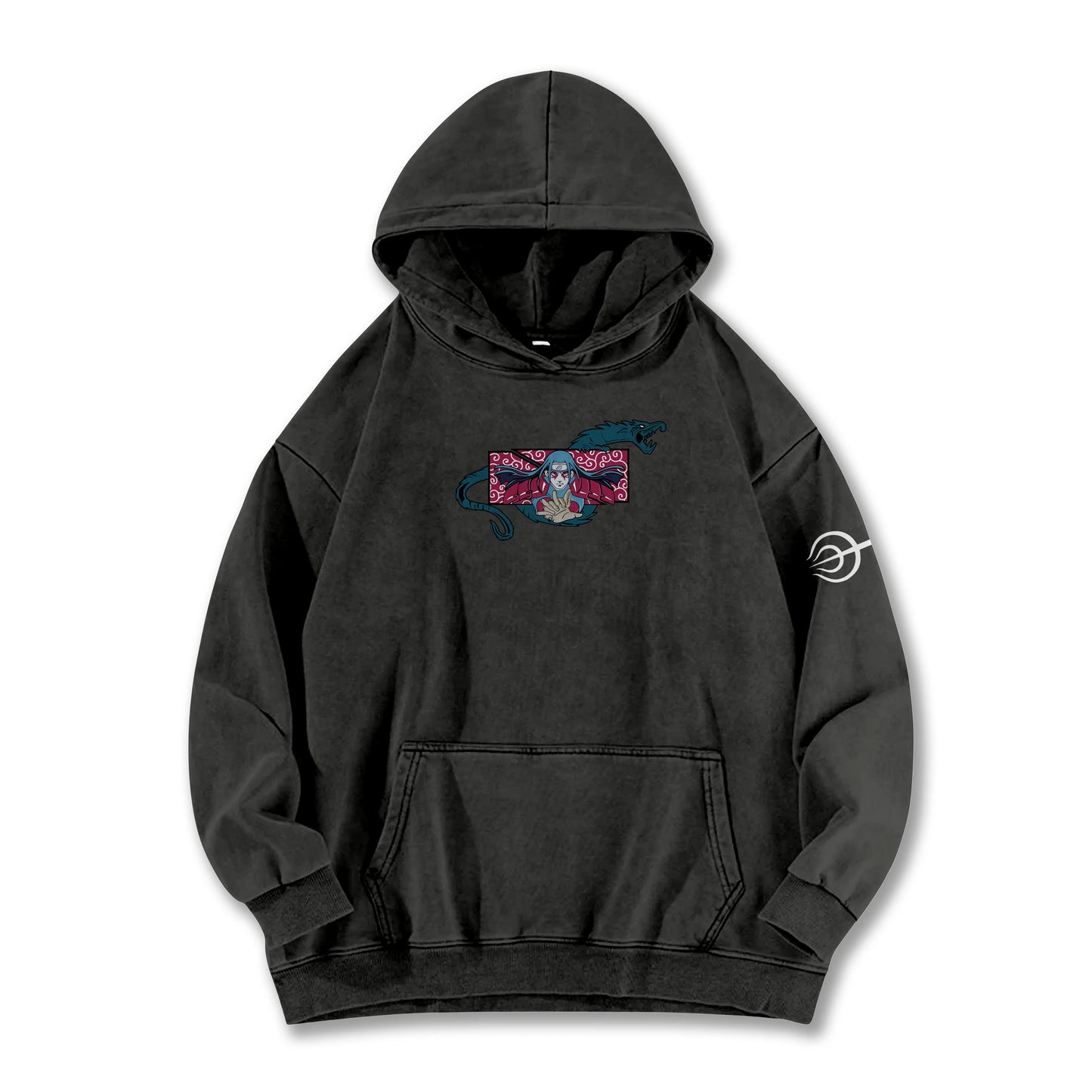 Hidden Leaf Shinobi Hashirama Senju Wood Dragon Vintage Hoodie