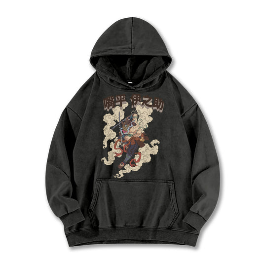 Blade of the Demon Hunters Inosuke Hashibara V2 Vintage Hoodie