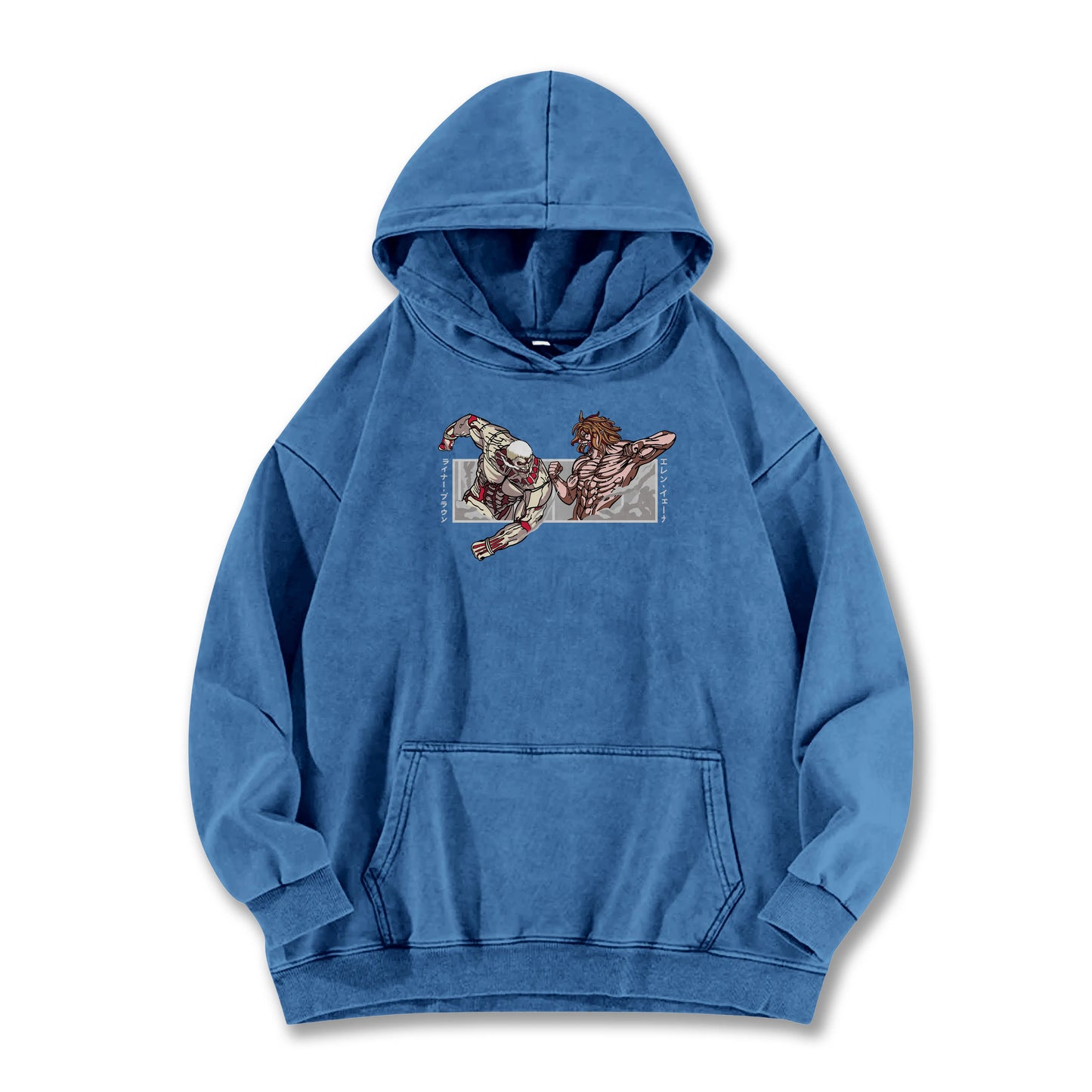 Titan Siege Wall - Titans Fighting Vintage Hoodie